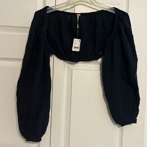 Free People black shoulder cover